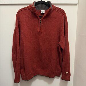 Columbia Sweater, Excellent Condition, Brick Red, Large Men's